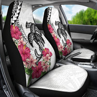 White Polynesian Hammerhead Shark Tribal Pattern Car Seat Cover LT05 - Polynesian Pride