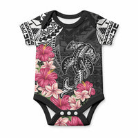 Black Polynesian Hammerhead Shark Tribal Pattern Baby Onesie LT05 Black - Polynesian Pride
