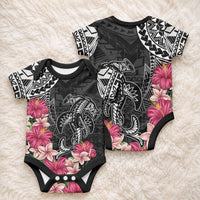 Black Polynesian Hammerhead Shark Tribal Pattern Baby Onesie LT05 - Polynesian Pride