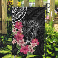 Black Polynesian Hammerhead Shark Tribal Pattern Garden Flag LT05 Garden Flag Black - Polynesian Pride