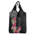 Black Polynesian Hammerhead Shark Tribal Pattern Grocery Bag