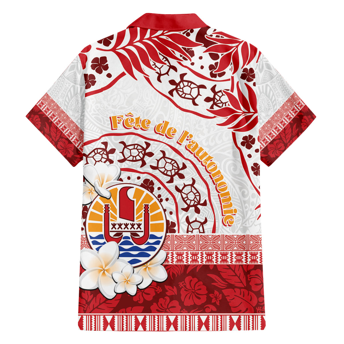 French Polynesia Internal Autonomy Day Family Matching Long Sleeve Bodycon Dress and Hawaiian Shirt Tropical Hibiscus And Turtle Pattern LT05 - Polynesian Pride