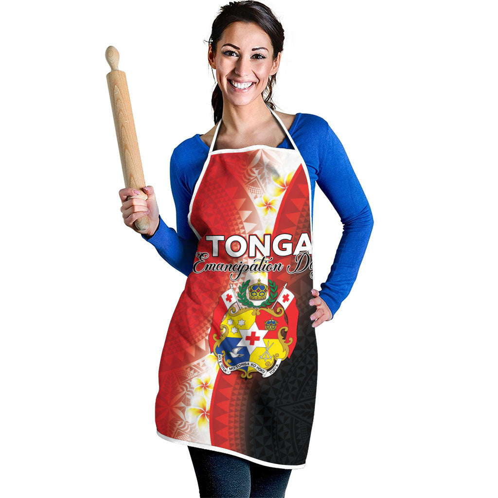 Tonga Emancipation Day Apron Tongan Ngatu Pattern With Plumeria