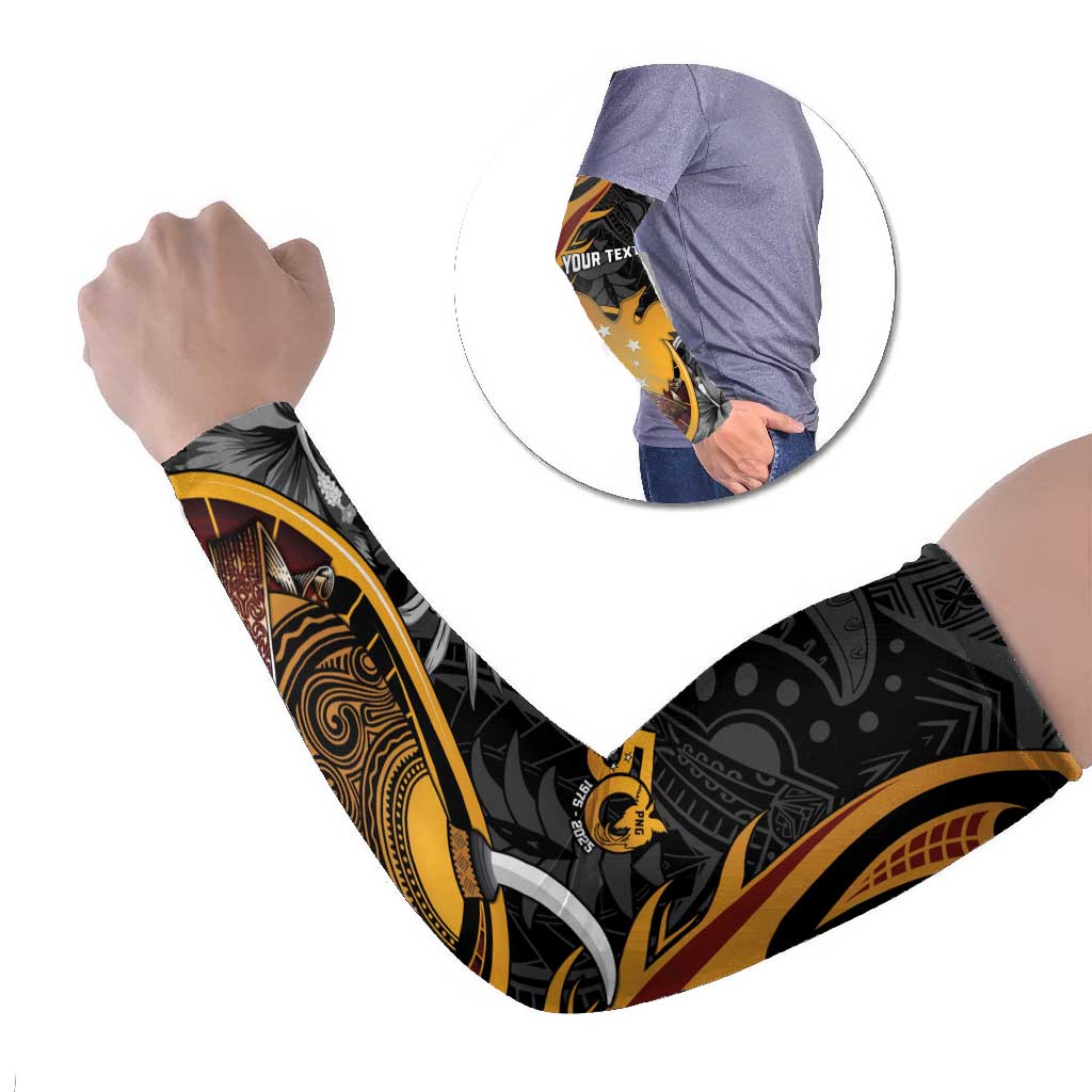 Papua New Guinea Arm Sleeves Happy 50th Independence Anniversary - Polynesian Pride