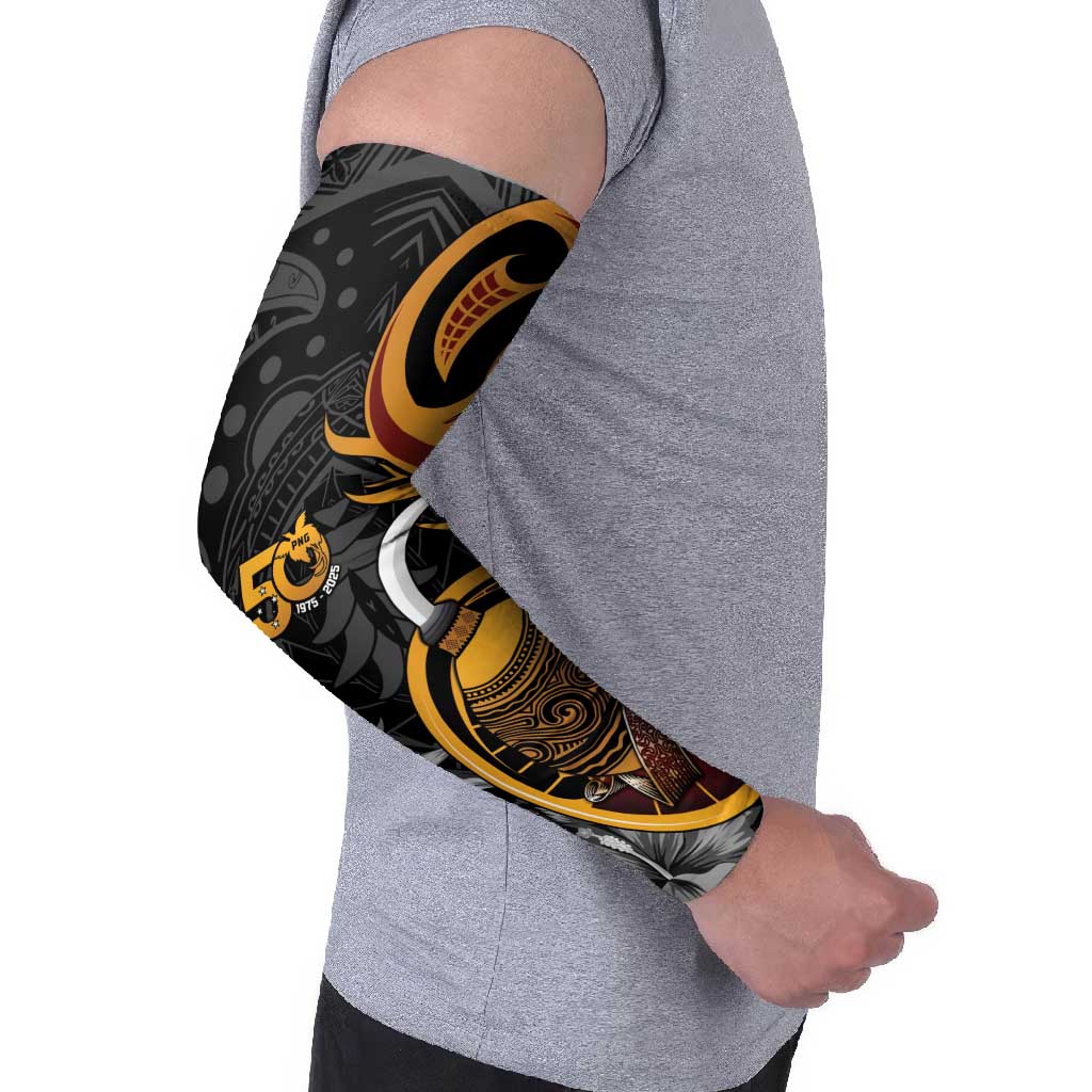 Papua New Guinea Arm Sleeves Happy 50th Independence Anniversary - Polynesian Pride