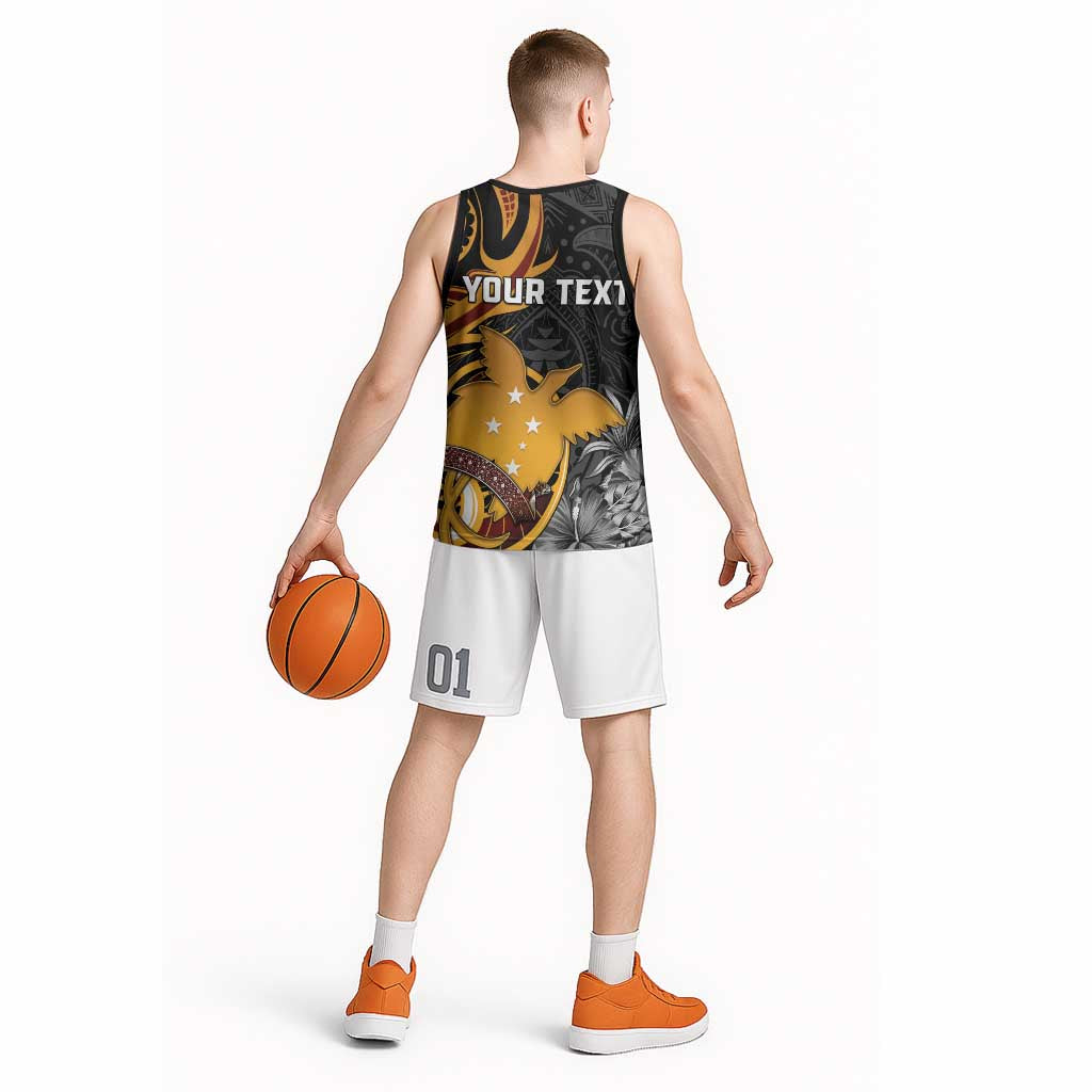 Papua New Guinea Basketball Jersey Happy 50th Independence Anniversary - Polynesian Pride