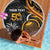 Personalised Papua New Guinea Beach Blanket Happy 50th Independence Anniversary - Polynesian Pride
