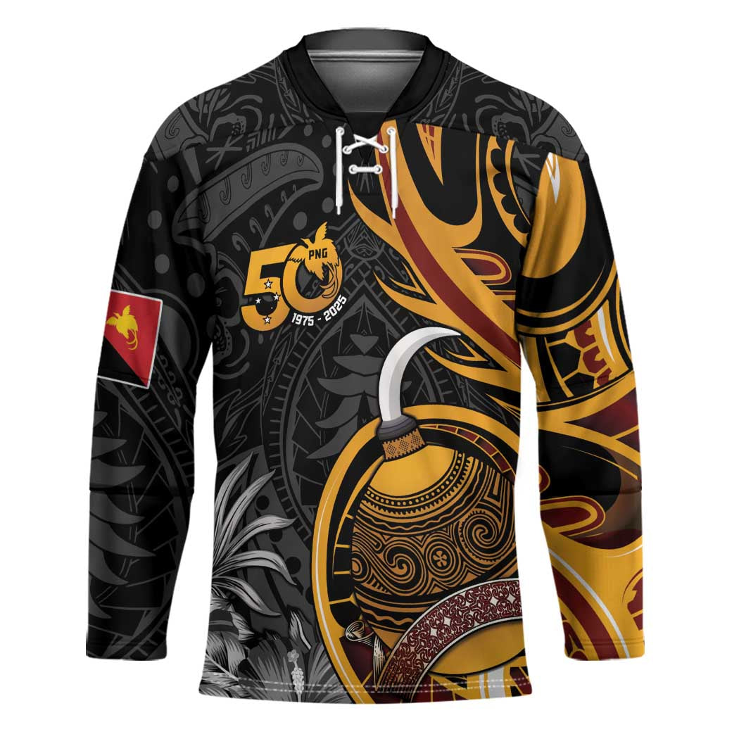 Papua New Guinea Hockey Jersey Happy 50th Independence Anniversary - Polynesian Pride