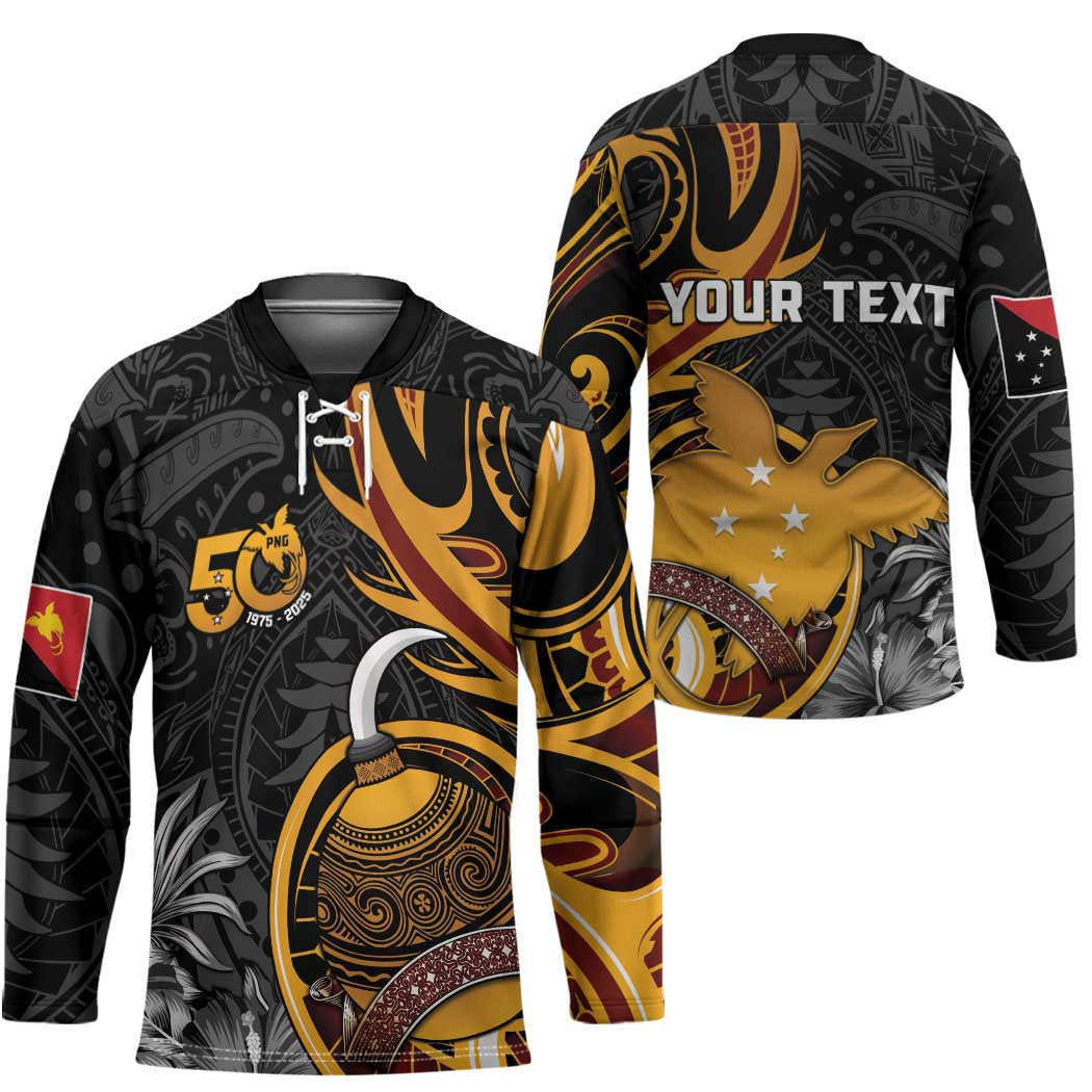 Papua New Guinea Hockey Jersey Happy 50th Independence Anniversary - Polynesian Pride