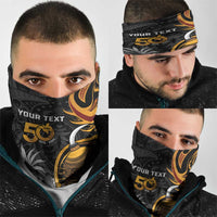 Papua New Guinea Neck Gaiter Happy 50th Independence Anniversary - Polynesian Pride