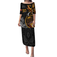 Personalised Papua New Guinea Puletasi Happy 50th Independence Anniversary - Polynesian Pride