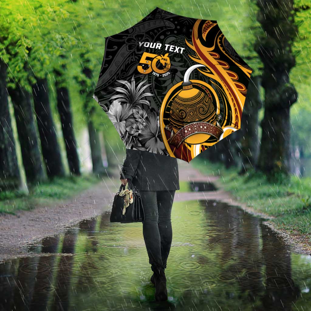 Papua New Guinea Umbrella Happy 50th Independence Anniversary - Polynesian Pride