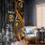 Personalised Papua New Guinea Window Curtain Happy 50th Independence Anniversary - Polynesian Pride