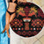 Papua Batik Motif Beach Blanket Papua Spirit Black Version - Polynesian Pride