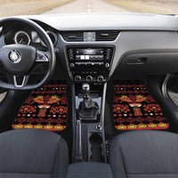 Papua Batik Motif Car Mats Papua Spirit Black Version - Polynesian Pride