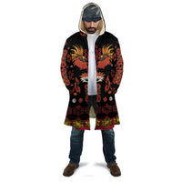 Papua Batik Motif Cloak Papua Spirit Black Version - Polynesian Pride