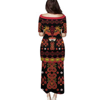 Papua Batik Motif Puletasi Papua Spirit Black Version - Polynesian Pride