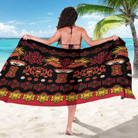 Papua Batik Motif Sarong Papua Spirit Black Version LT05 - Polynesian Pride