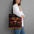 Papua Batik Motif Tote Bag Papua Spirit Black Version - Polynesian Pride
