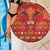 Papua Batik Motif Beach Blanket Papua Spirit Red Version - Polynesian Pride