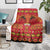 Papua Batik Motif Blanket Papua Spirit Red Version - Polynesian Pride
