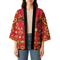 Papua Batik Motif Kimono Papua Spirit Red Version LT05 - Polynesian Pride