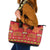 Papua Batik Motif Leather Tote Bag Papua Spirit Red Version - Polynesian Pride