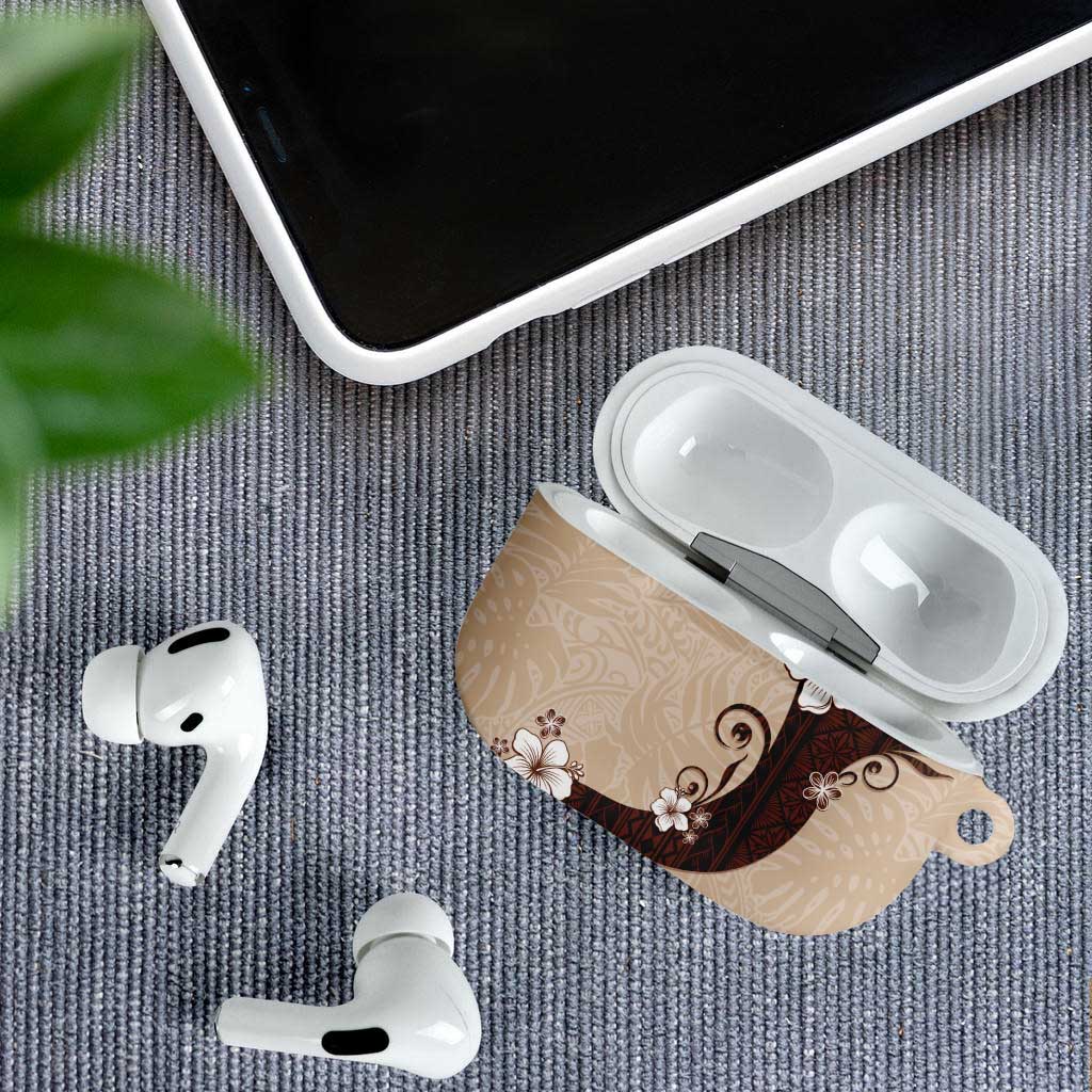 Polynesia Hibiscus AirPods Case Cameo Curve Motif - Polynesian Pride