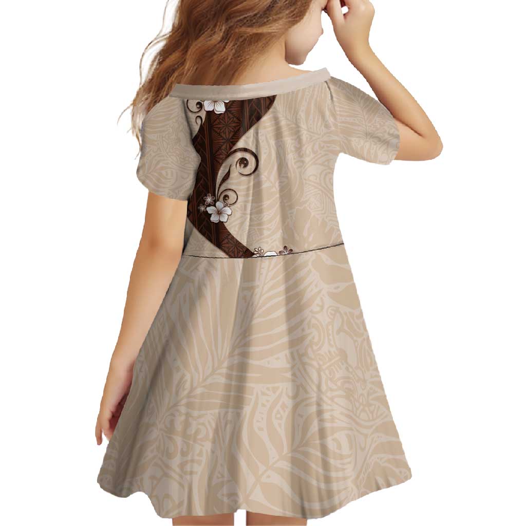 Polynesia Hibiscus Family Matching Off Shoulder Maxi Dress and Hawaiian Shirt Cameo Curve Motif - Polynesian Pride