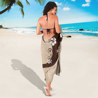 Polynesia Hibiscus Sarong Cameo Curve Motif - Polynesian Pride