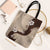 Polynesia Hibiscus Tote Bag Cameo Curve Motif - Polynesian Pride