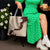 Polynesia Hibiscus Tote Bag Cameo Curve Motif - Polynesian Pride