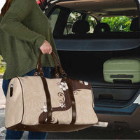 Polynesia Hibiscus Travel Bag Cameo Curve Motif - Polynesian Pride