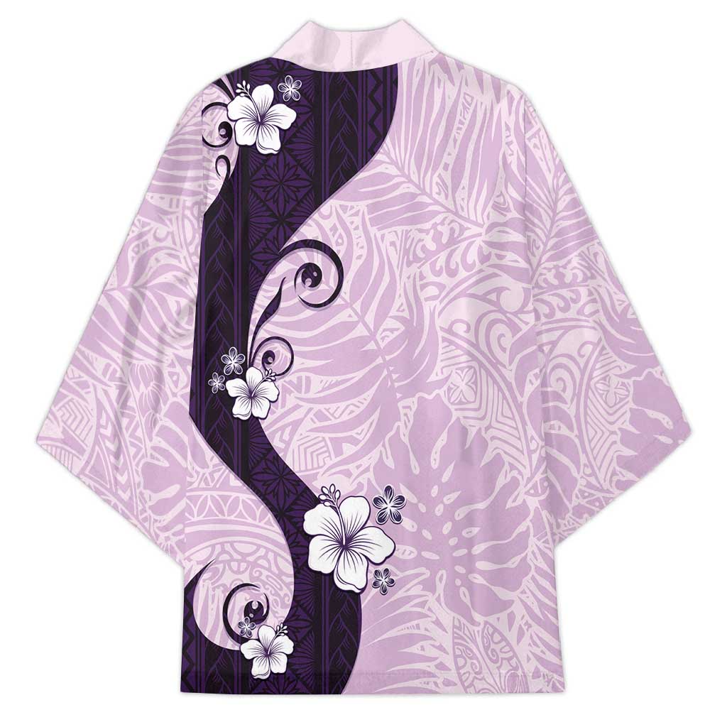Polynesia Hibiscus Kimono Thistle Curve Motif LT05 - Polynesian Pride