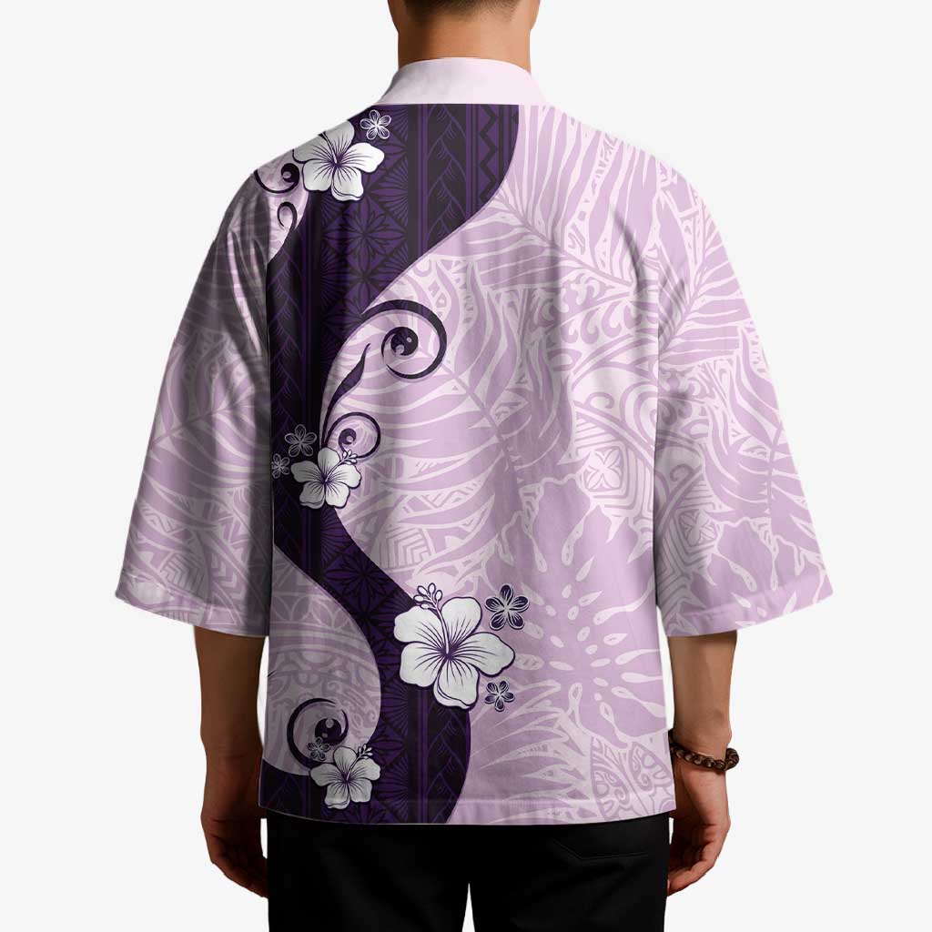 Polynesia Hibiscus Kimono Thistle Curve Motif LT05 - Polynesian Pride