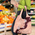 Polynesia Hibiscus Grocery Bag Rose Bud Curve Motif - Polynesian Pride