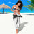 Polynesia Hibiscus Sarong White Curve Motif - Polynesian Pride