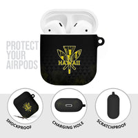 Aloha Hawaii Kahili AirPods Case Kanaka Maoli With Kakau Pattern