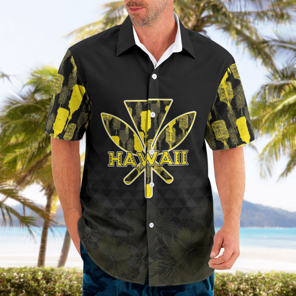 Personalised Aloha Hawaii Kahili Hawaiian Shirt Kanaka Maoli With Kakau Pattern