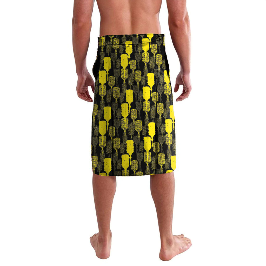Personalised Aloha Hawaii Kahili Lavalava Kanaka Maoli With Kakau Pattern