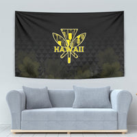 Aloha Hawaii Kahili Tapestry Kanaka Maoli With Kakau Pattern