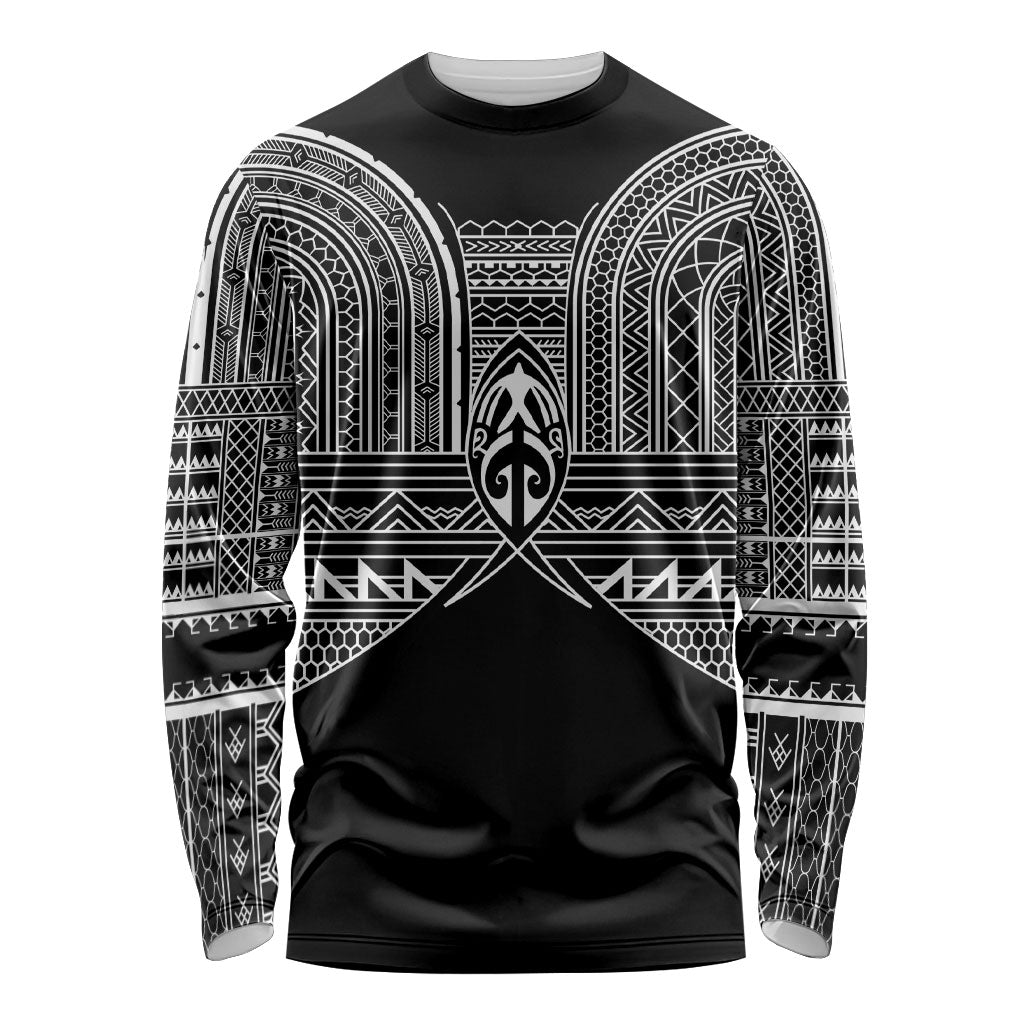 Philippines Igorot Tribal Inspired Long Sleeve Shirt Black Version