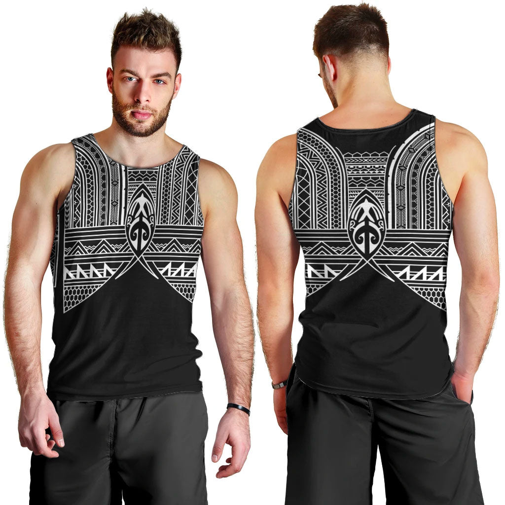 Philippines Igorot Tribal Inspired Men Tank Top Black Version