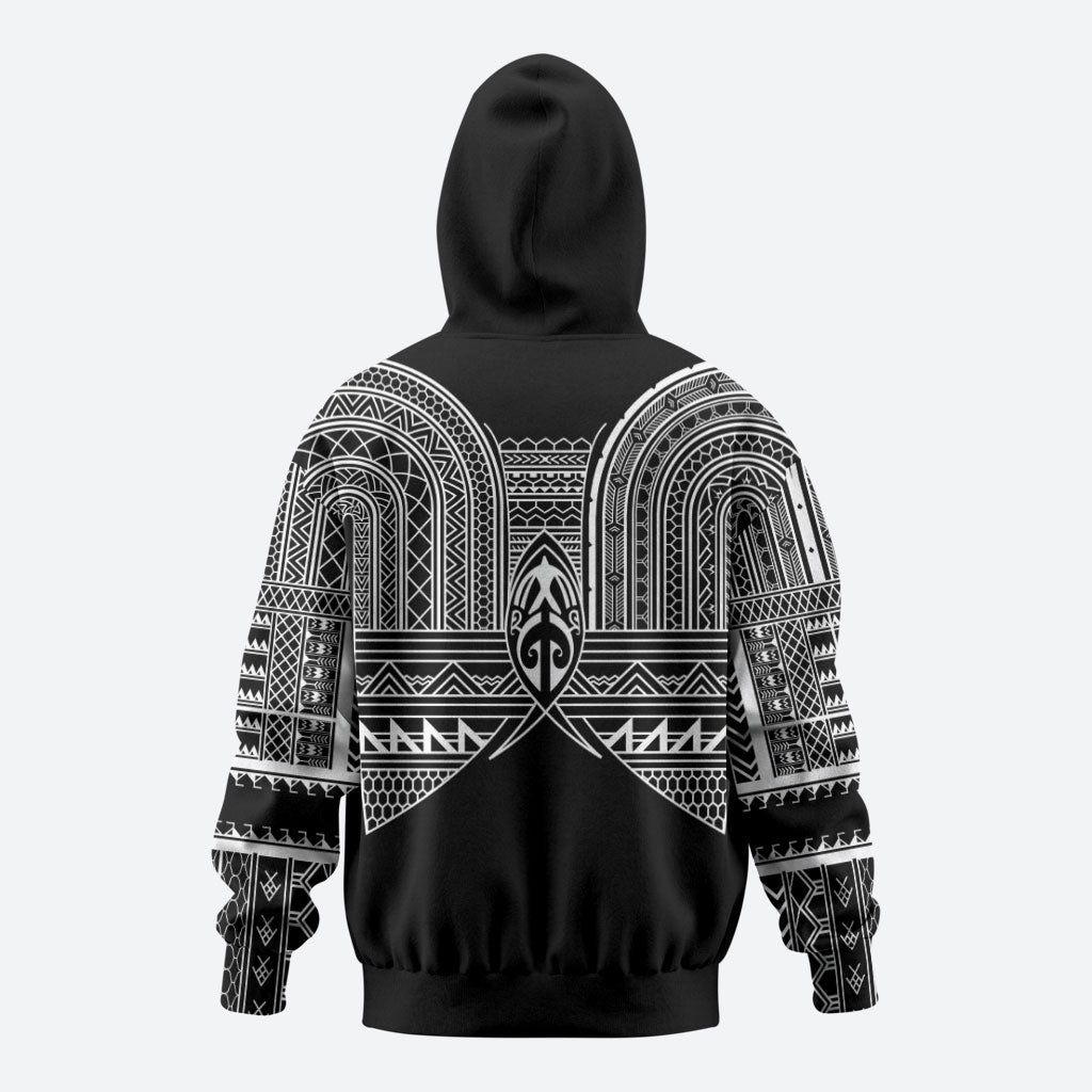 Philippines Igorot Tribal Inspired Zip Hoodie Black Version