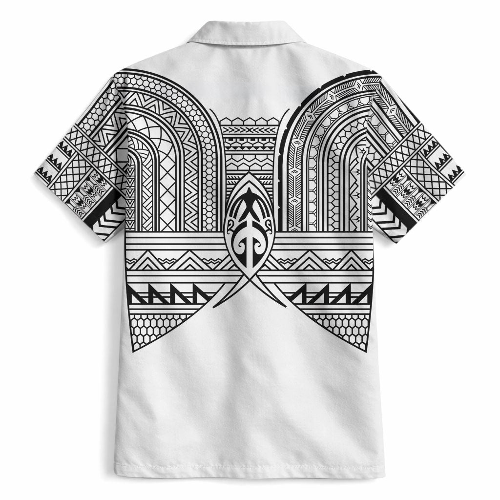 Philippines Igorot Tribal Inspired Hawaiian Shirt White Version