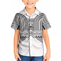 Philippines Igorot Tribal Inspired Kid Hawaiian Shirt White Version