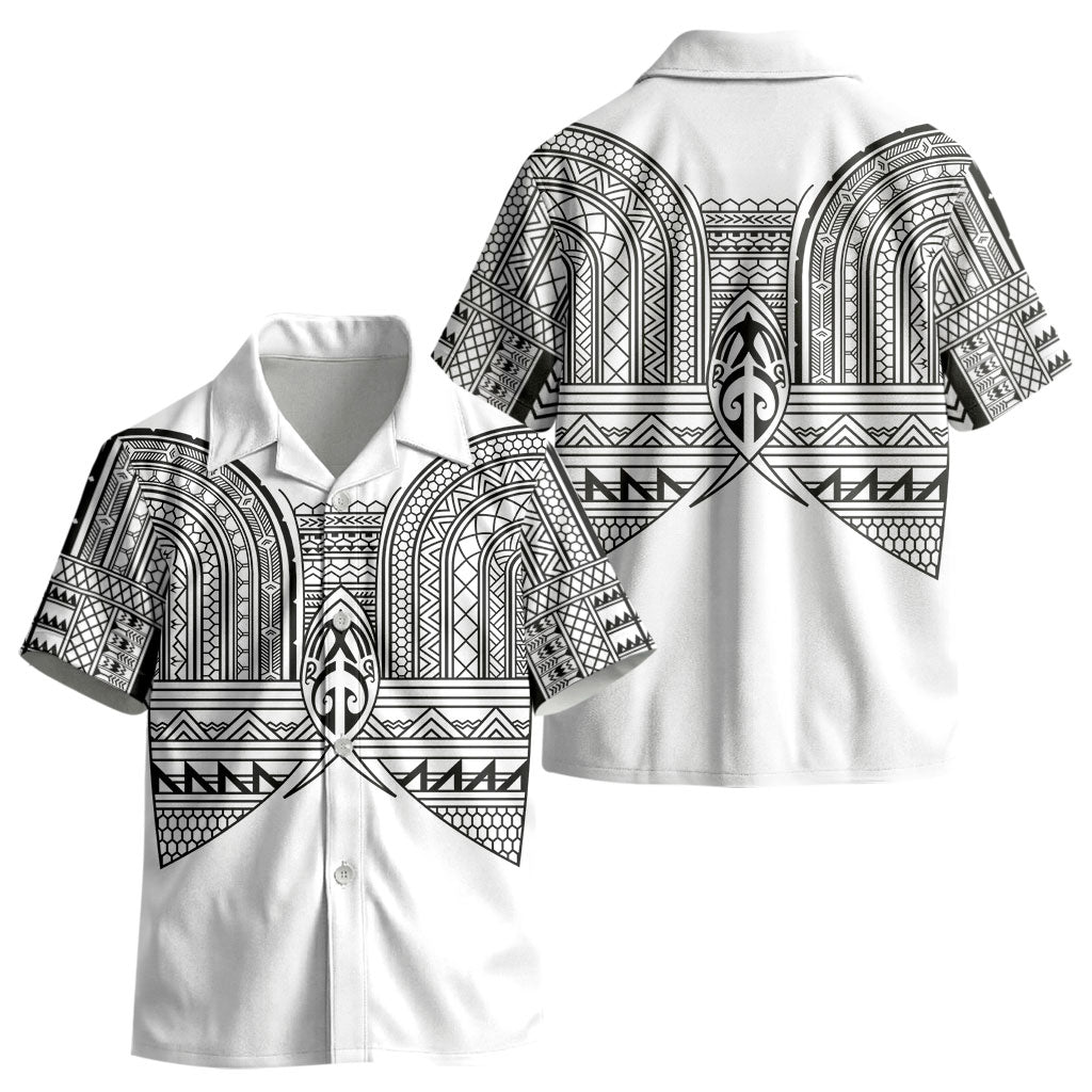 Philippines Igorot Tribal Inspired Kid Hawaiian Shirt White Version