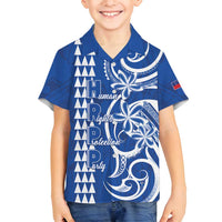 Samoa HRPP Party Family Matching Summer Maxi Dress and Hawaiian Shirt Polynesian Pattern - Polynesian Pride
