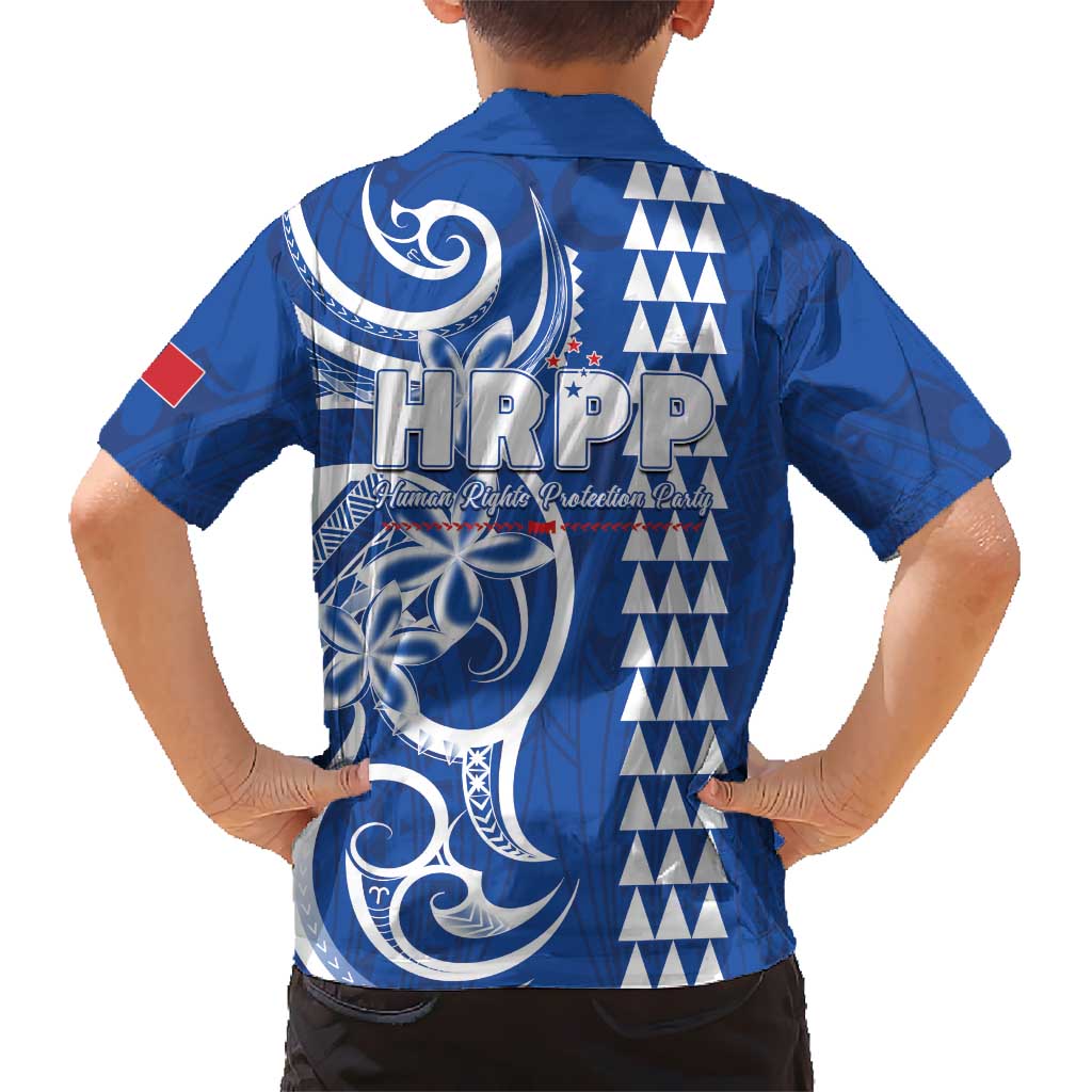 Samoa HRPP Party Kid Hawaiian Shirt Polynesian Pattern - Polynesian Pride