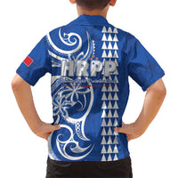 Samoa HRPP Party Kid Hawaiian Shirt Polynesian Pattern - Polynesian Pride